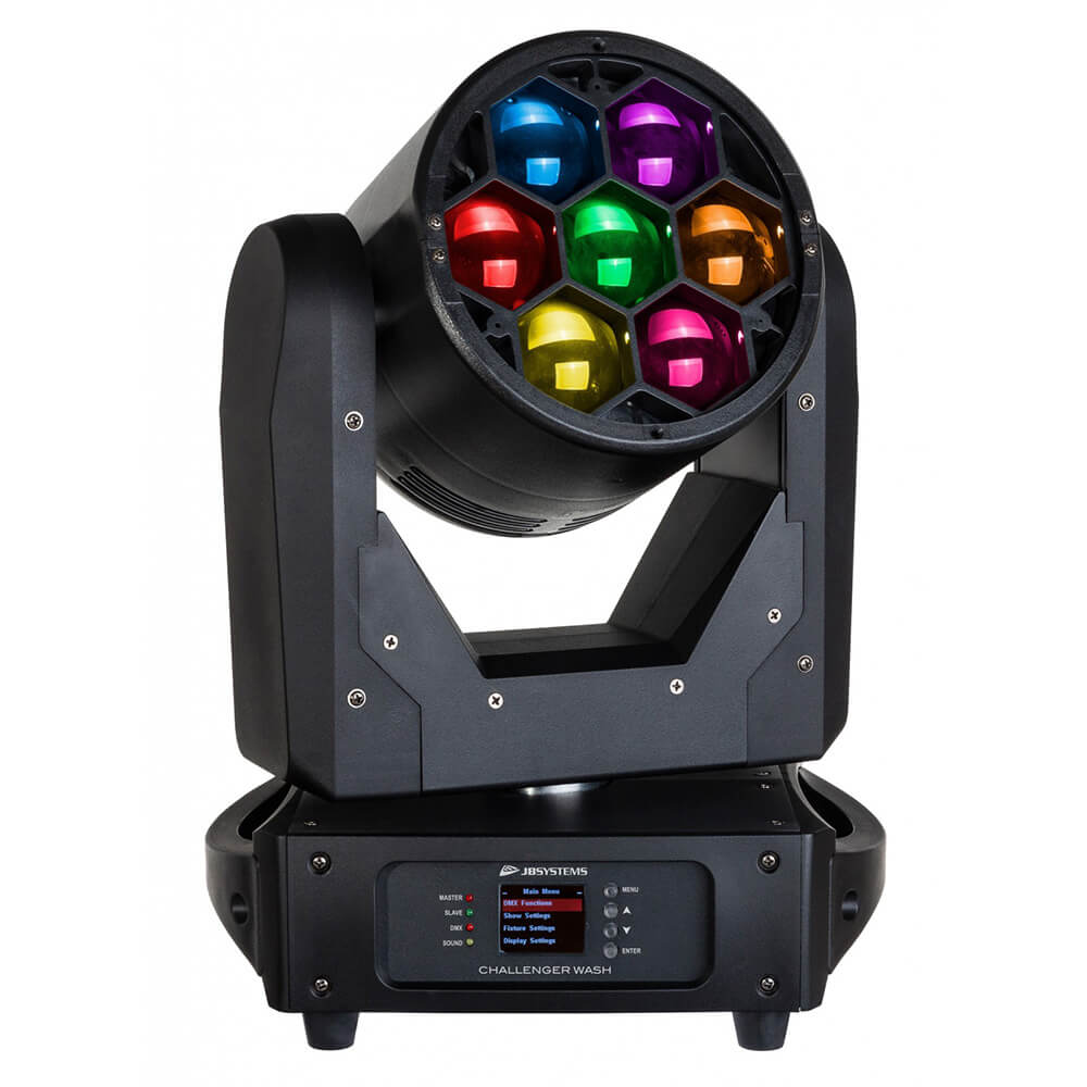 JB Systems Challenger Wash - Lyre Wash LED 7x40W