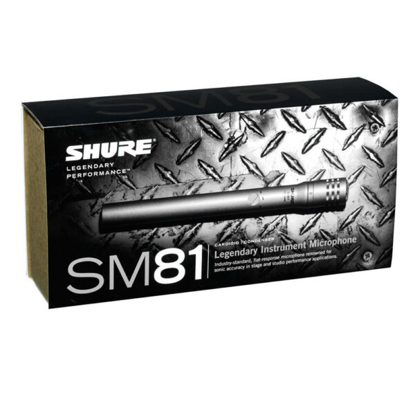 Shure SM81 - Microphone statique pour instrument